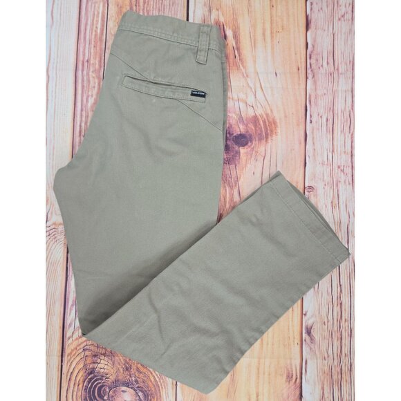 Volcom Mens Khaki Stretch Cotton Blend Chino Pants 28 x 29 - Picture 3 of 8